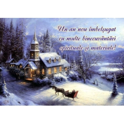 Felicitare Un an nou imbelsugat cu multe binecuvantari 